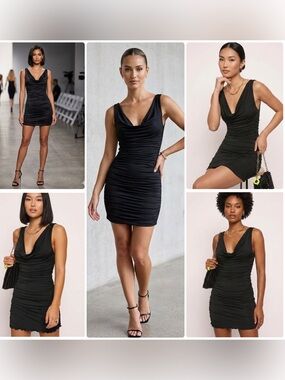 Tiger mist black dress